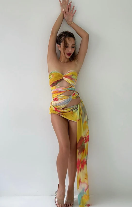 3 Carats Bustier (Exclusive Cha Ba Print) - Image 9
