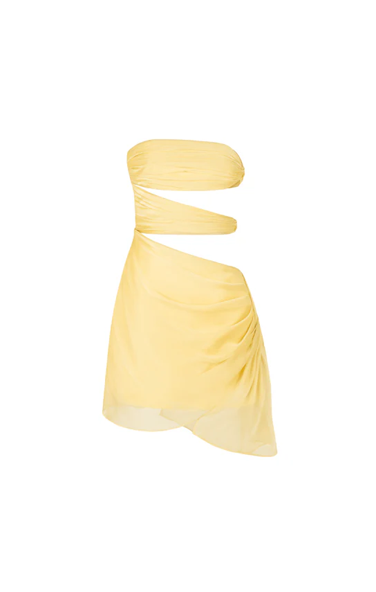 3 Carats Side Chiffon Mini Dress - Image 10
