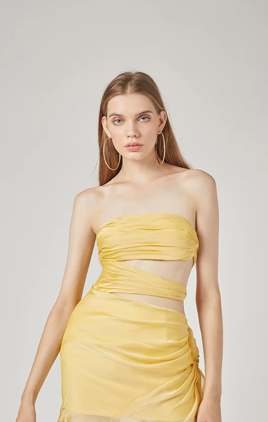 3 Carats Side Chiffon Mini Dress - Image 16