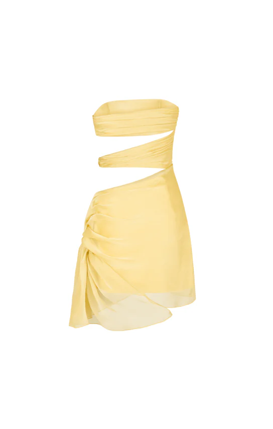 3 Carats Side Chiffon Mini Dress - Image 18