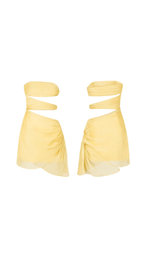 3 Carats Side Chiffon Mini Dress - Image 19