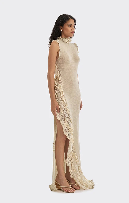 Art pieces - Knit Low-Back Maxi Dress - Image 2