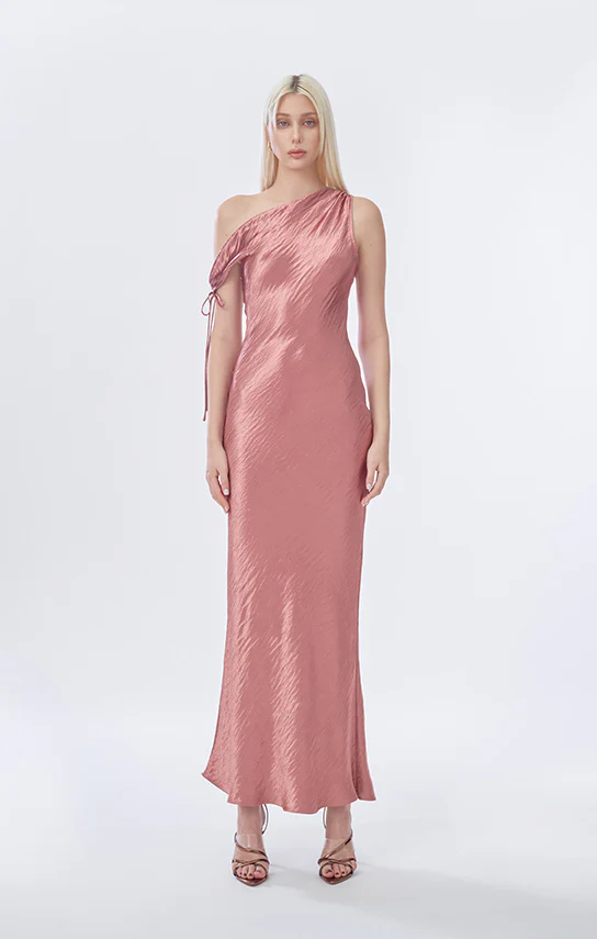 Asymmetric Off Shoulder Dress
