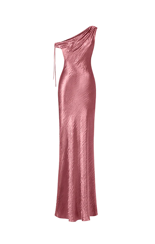 Asymmetric Off Shoulder Dress - Image 2