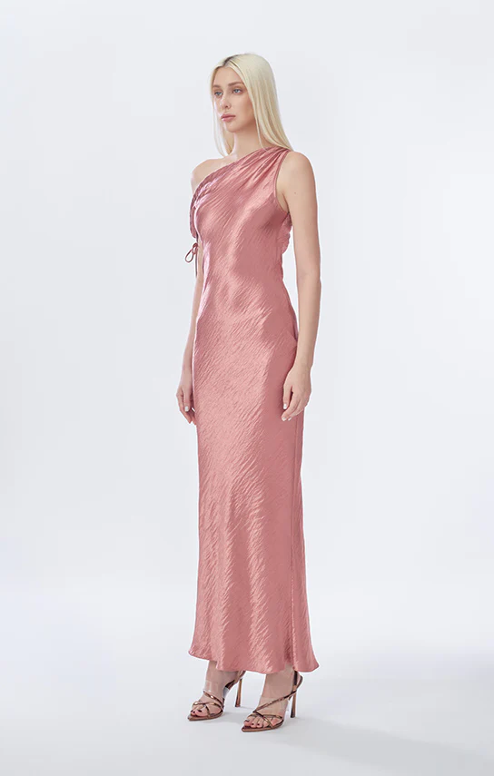 Asymmetric Off Shoulder Dress - Image 3