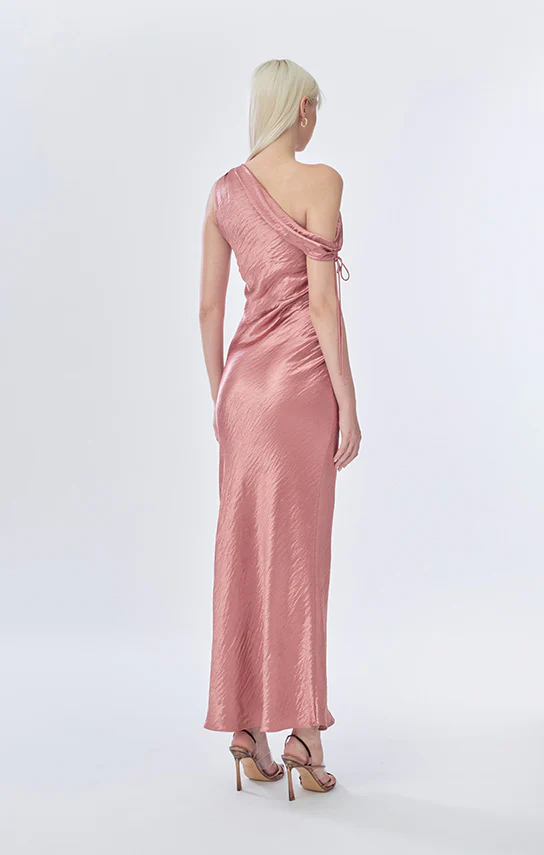 Asymmetric Off Shoulder Dress - Image 4