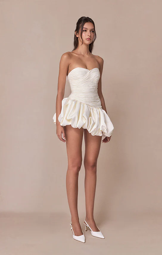 Balloon Draped Mini Dress - Image 23