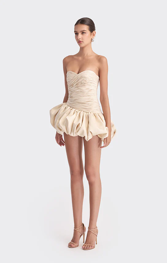 Balloon Draped Mini Dress - Image 5