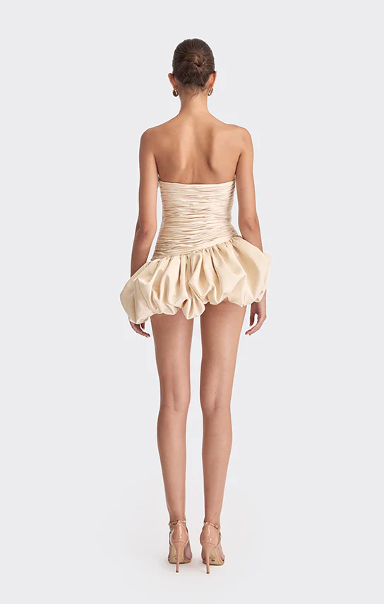 Balloon Draped Mini Dress - Image 6