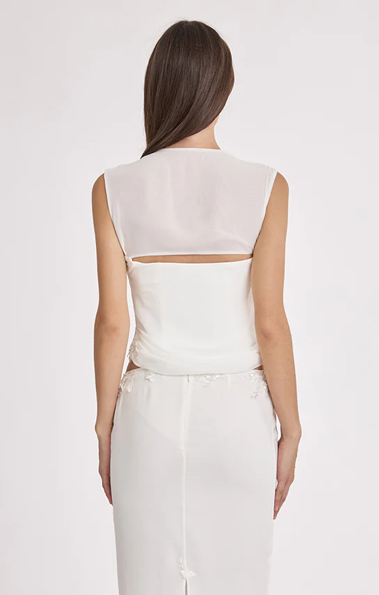 Belle Draped Lace Corset - Image 19