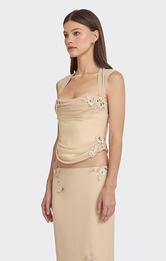 Belle Draped Lace Corset - Image 22