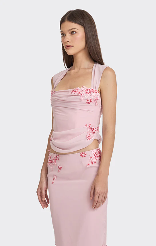 Belle Draped Lace Corset - Image 9