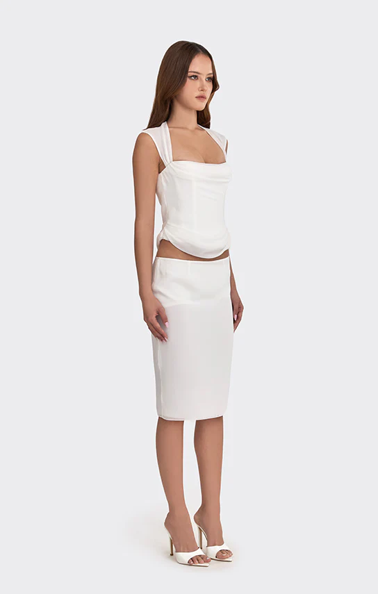 Belle Knee-Length Skirt (Lining) - Image 17