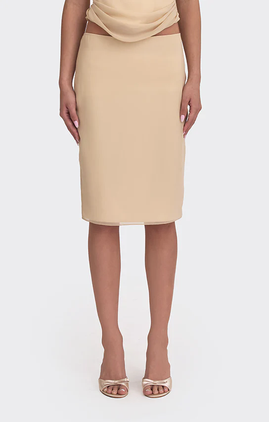 Belle Knee-Length Skirt (Lining) - Image 4