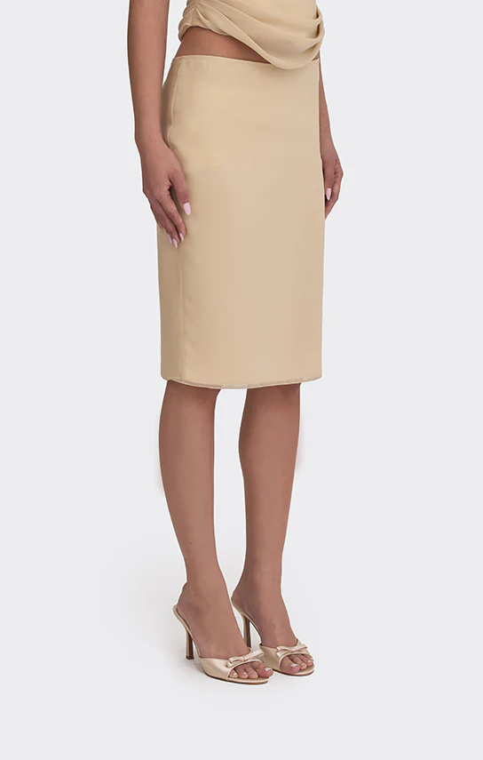 Belle Knee-Length Skirt (Lining) - Image 6