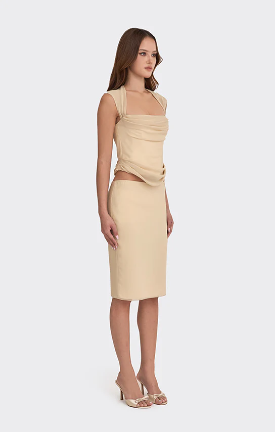Belle Knee-Length Skirt (Lining) - Image 9