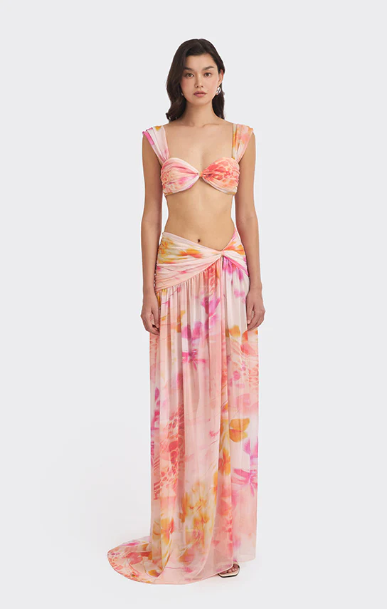 Betta Draped Bra (Exclusive Print) - Image 2