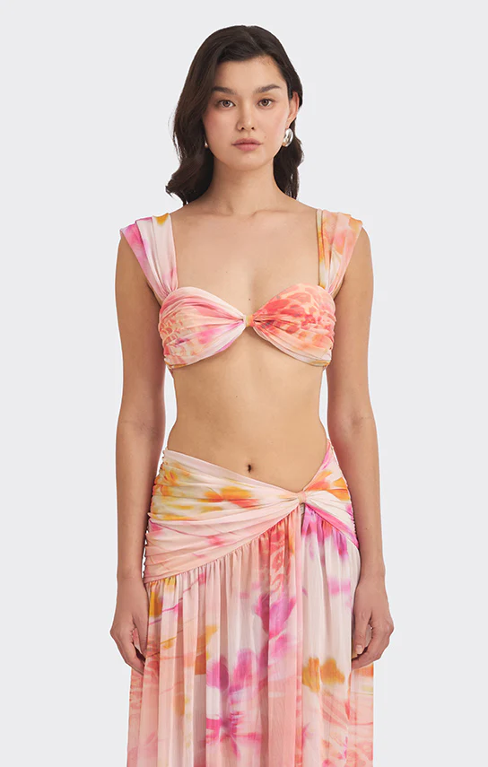 Betta Draped Bra (Exclusive Print) - Image 3