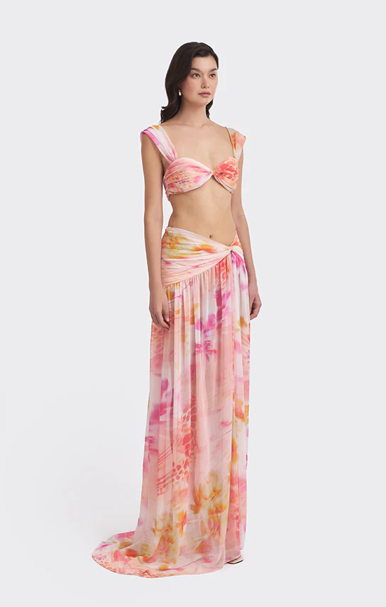 Betta Draped Bra (Exclusive Print) - Image 7