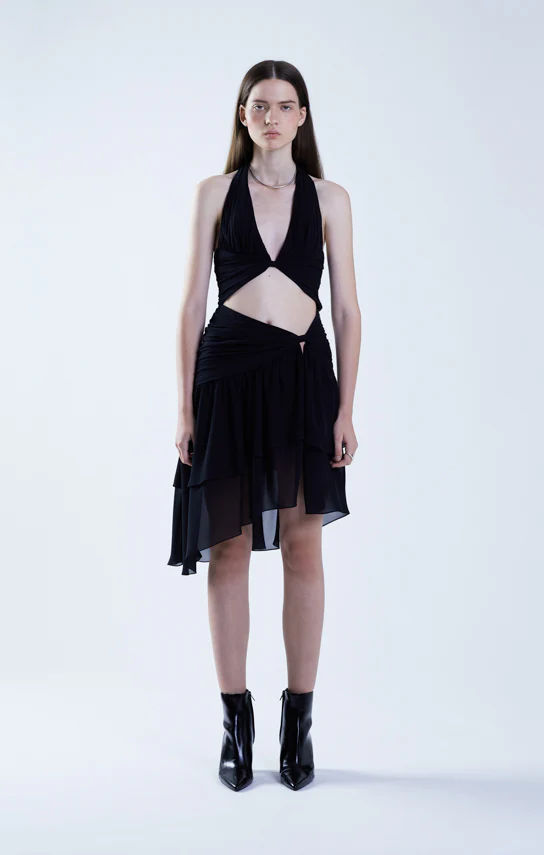 Betta Draped Halter Mini Top - Image 2