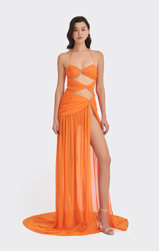 Betta Draped Maxi Dress