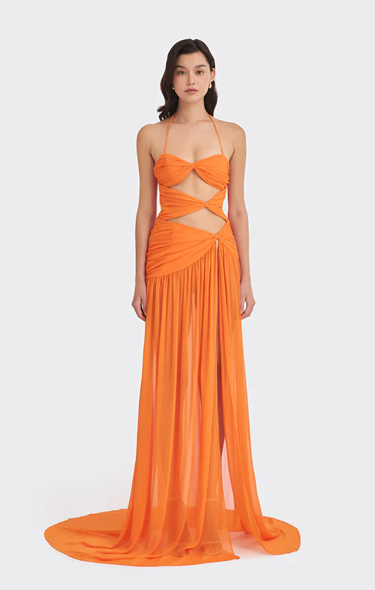 Betta Draped Maxi Dress - Image 2