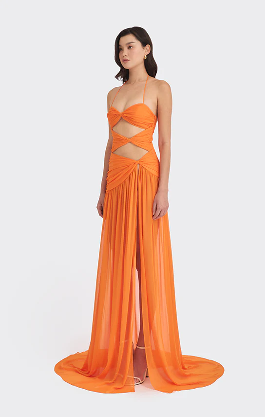 Betta Draped Maxi Dress - Image 9