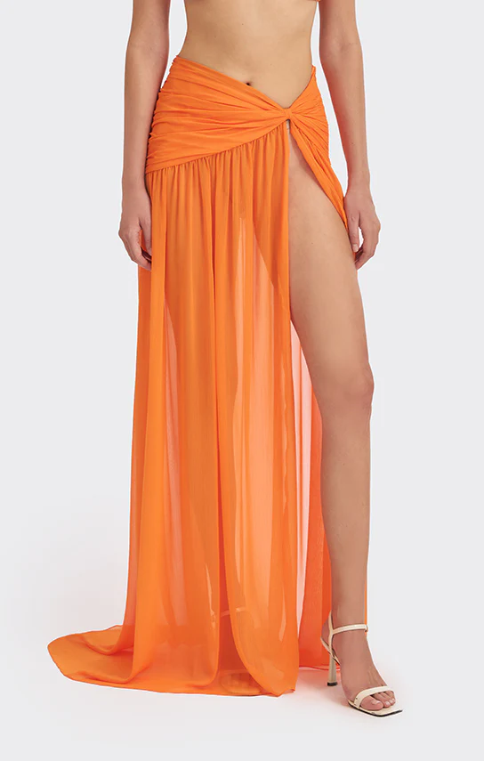 Betta Draped Maxi Skirt