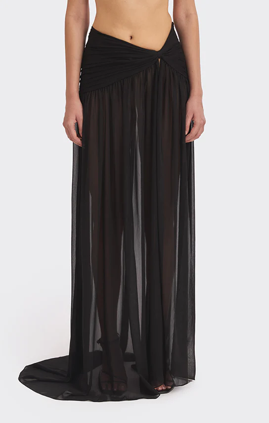 Betta Draped Maxi Skirt - Image 3