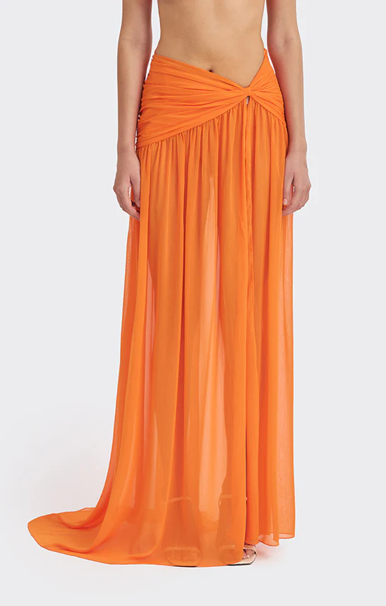 Betta Draped Maxi Skirt - Image 5