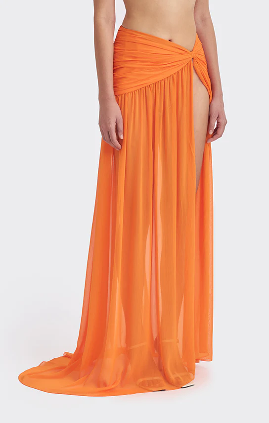 Betta Draped Maxi Skirt - Image 8