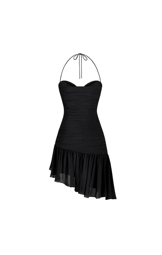 Betta Draped Mini Dress - Image 6