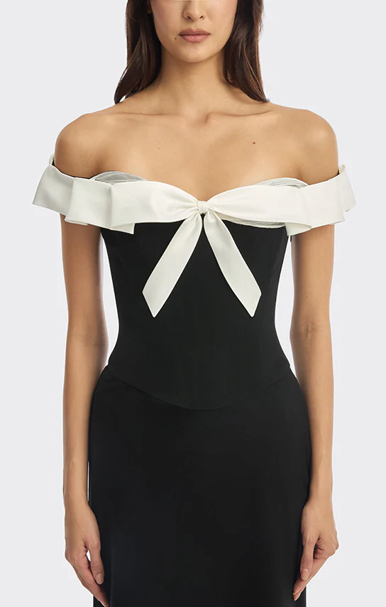 Bow Corset Maxi Dress - Image 5