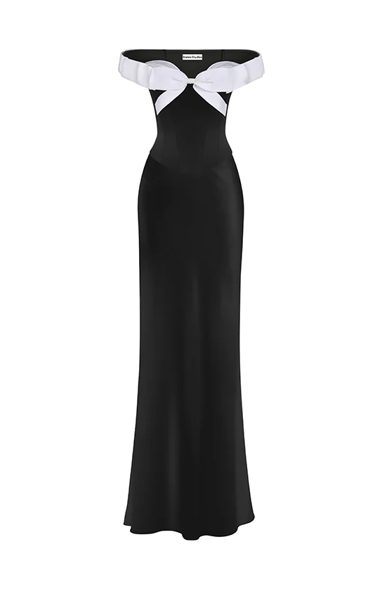 Bow Corset Maxi Dress - Image 8