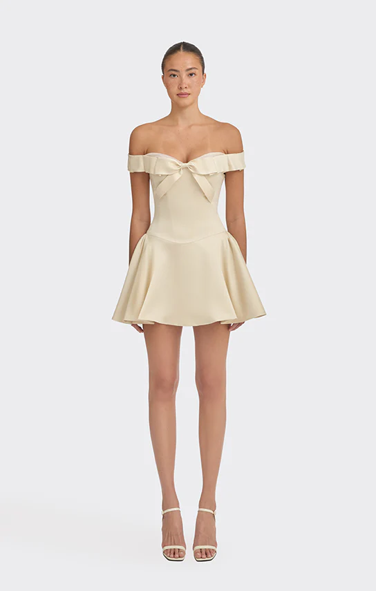 Bow Corset Mini Dress