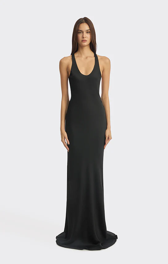 Bow Halter Maxi Slip Dress - Image 6