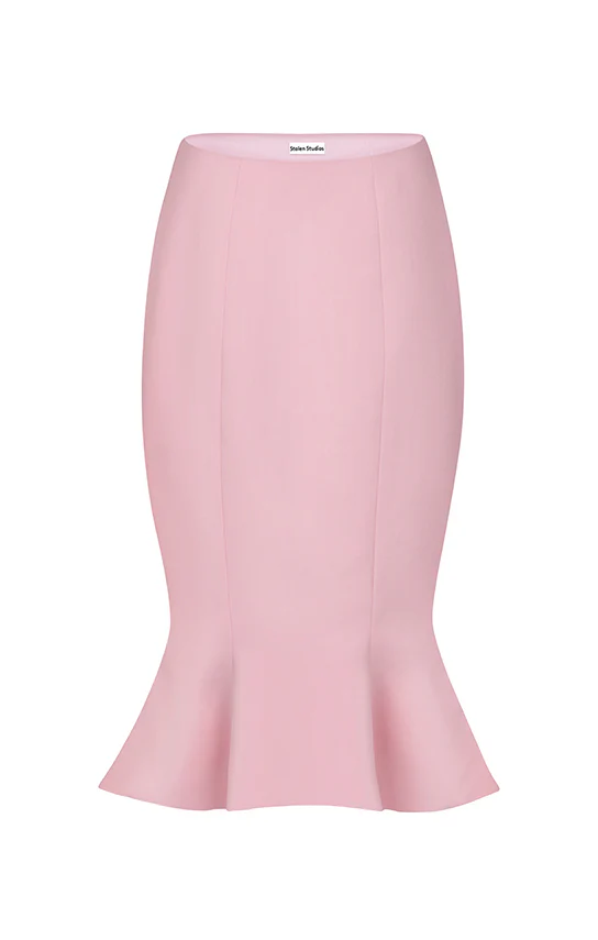 Bow Knee-Length Skirt - Image 5