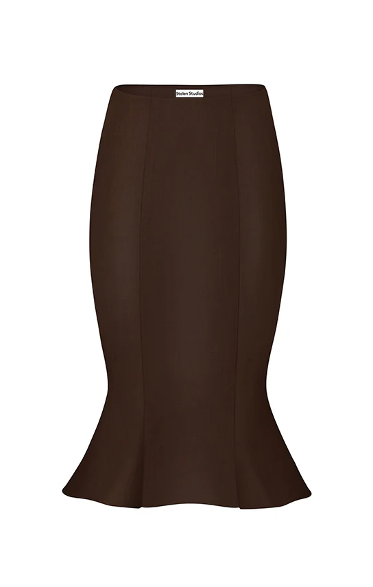 Bow Knee-Length Skirt - Image 9