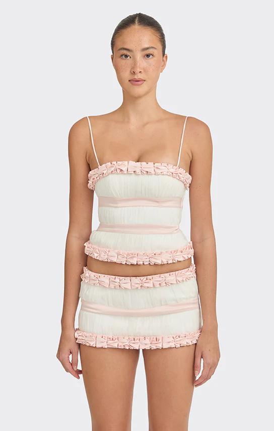 Bow Trim Bustier (Two-Tone) - Image 11