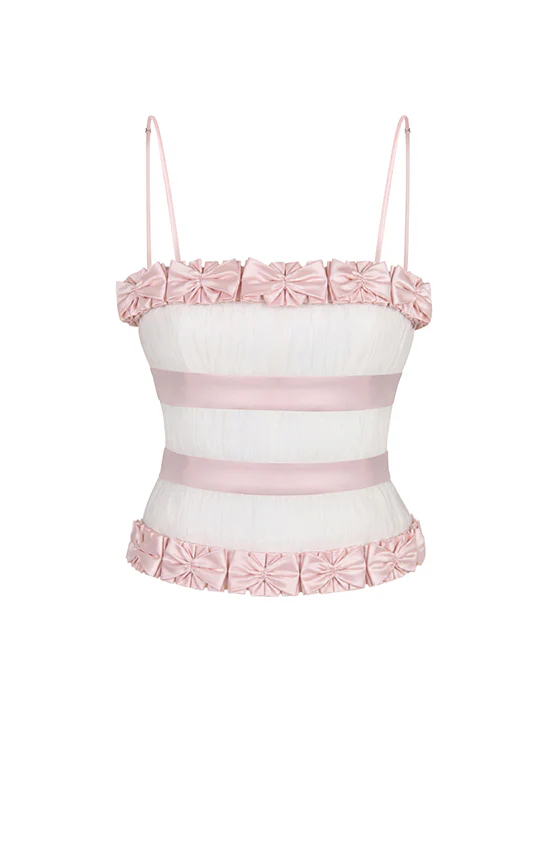 Bow Trim Bustier (Two-Tone) - Image 12