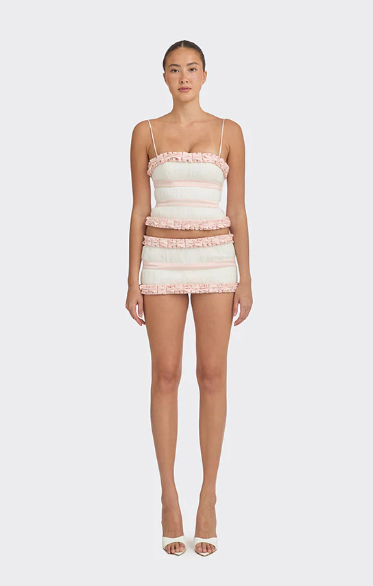 Bow Trim Bustier (Two-Tone) - Image 2