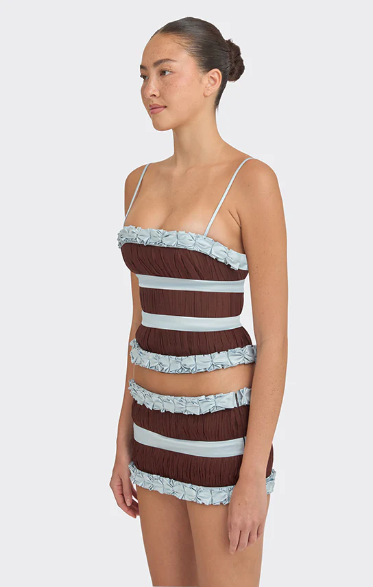 Bow Trim Bustier (Two-Tone) - Image 9