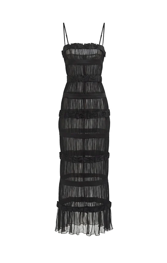 Bow Trim Midi Dress - Image 12