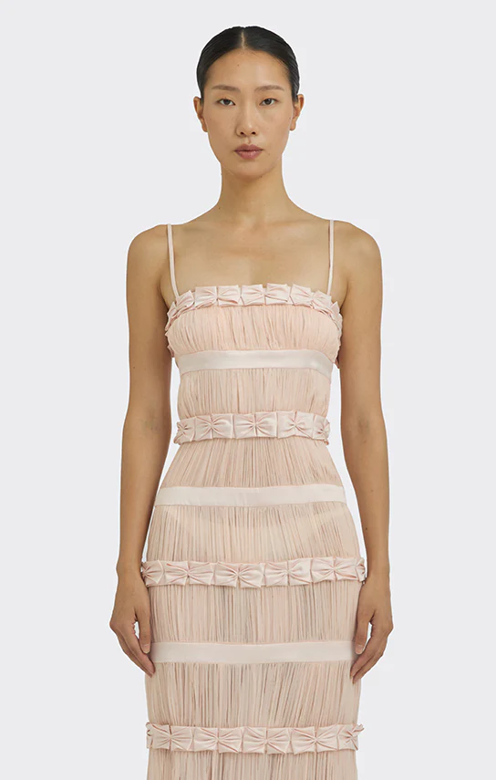 Bow Trim Midi Dress - Image 2