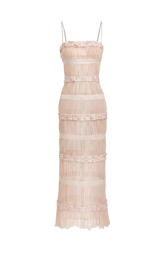 Bow Trim Midi Dress - Image 6