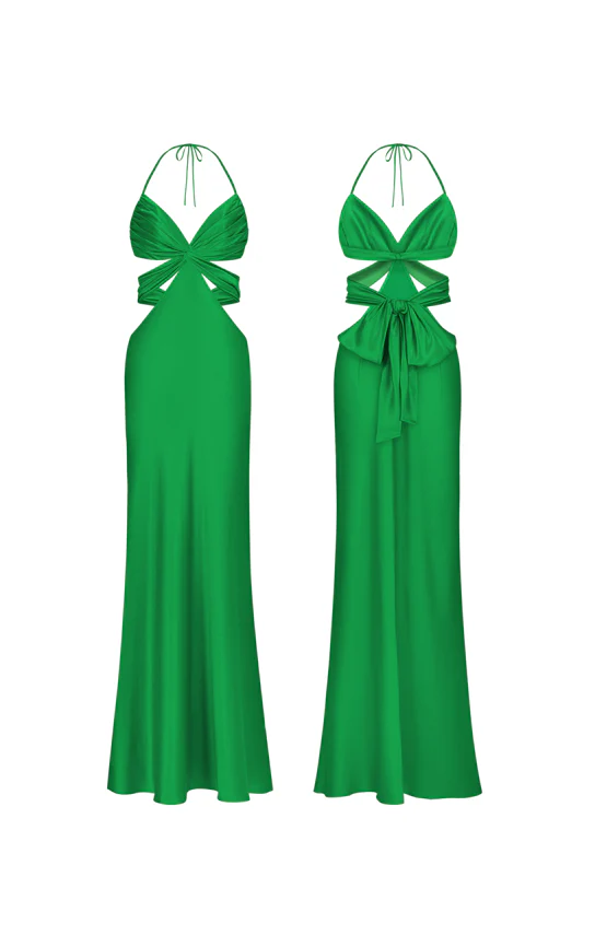 Butterfly Cut-Out Maxi Slip Dress - Image 63