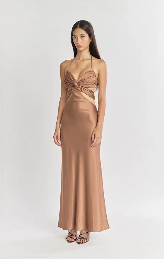 Butterfly Cut-Out Maxi Slip Dress - Image 7