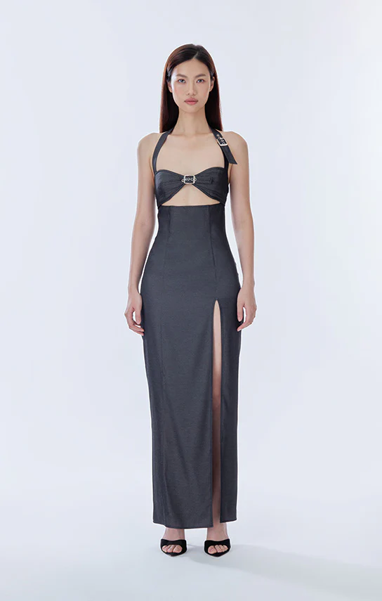 Carats Belt Maxi Dress