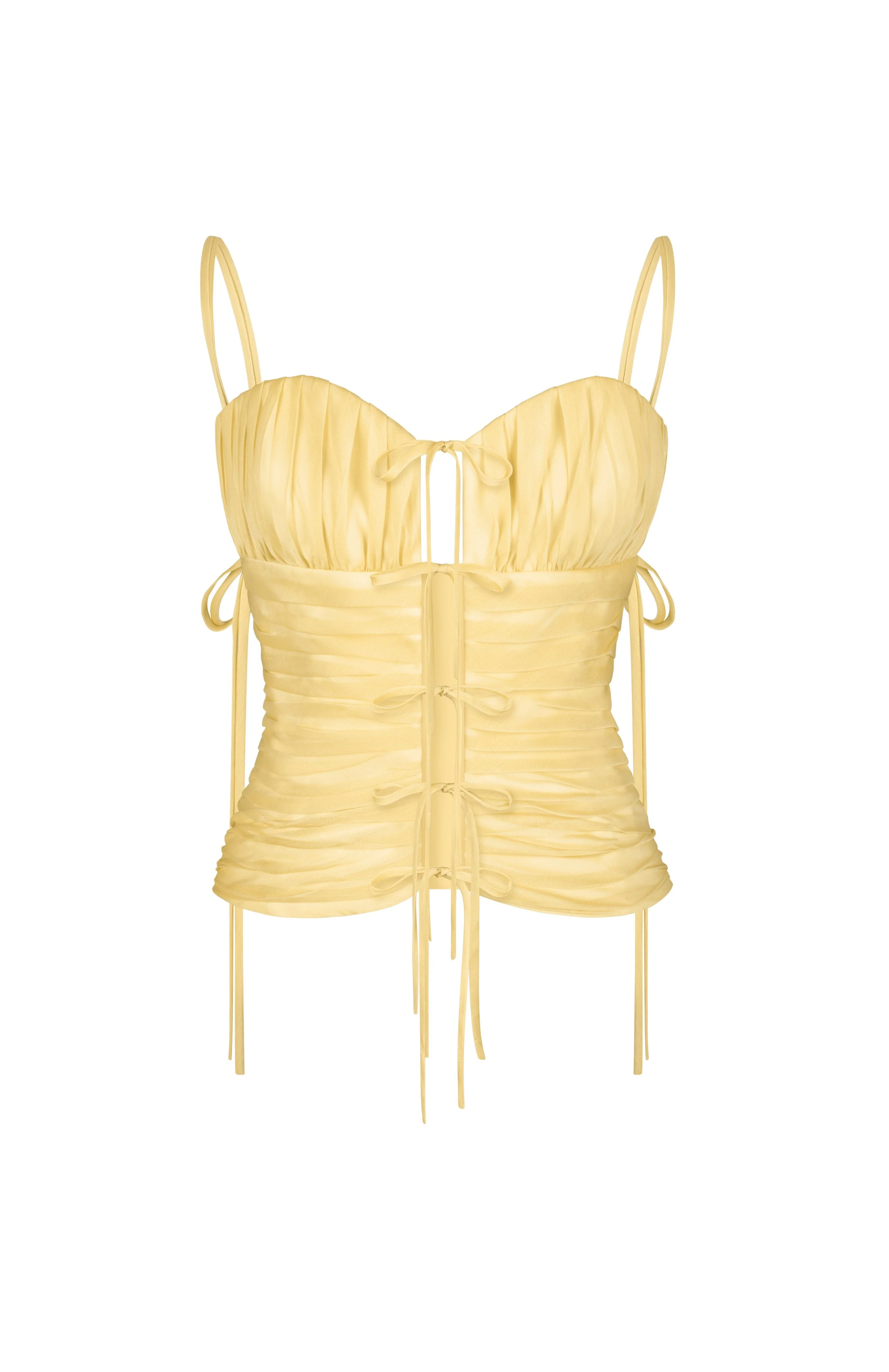 Cha Cha Bow Draped Mini Top - Image 2