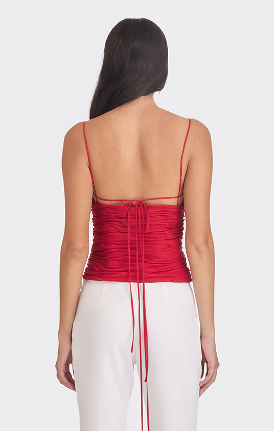 Cha Cha Bow Draped Mini Top - Image 5